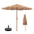 7.5' Palapa Thatch Umbrella with Base