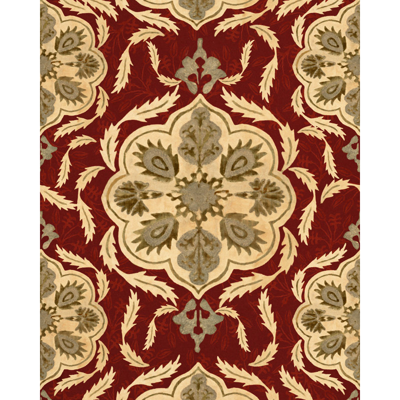 Matte Wallpaper Roll, Red/Green