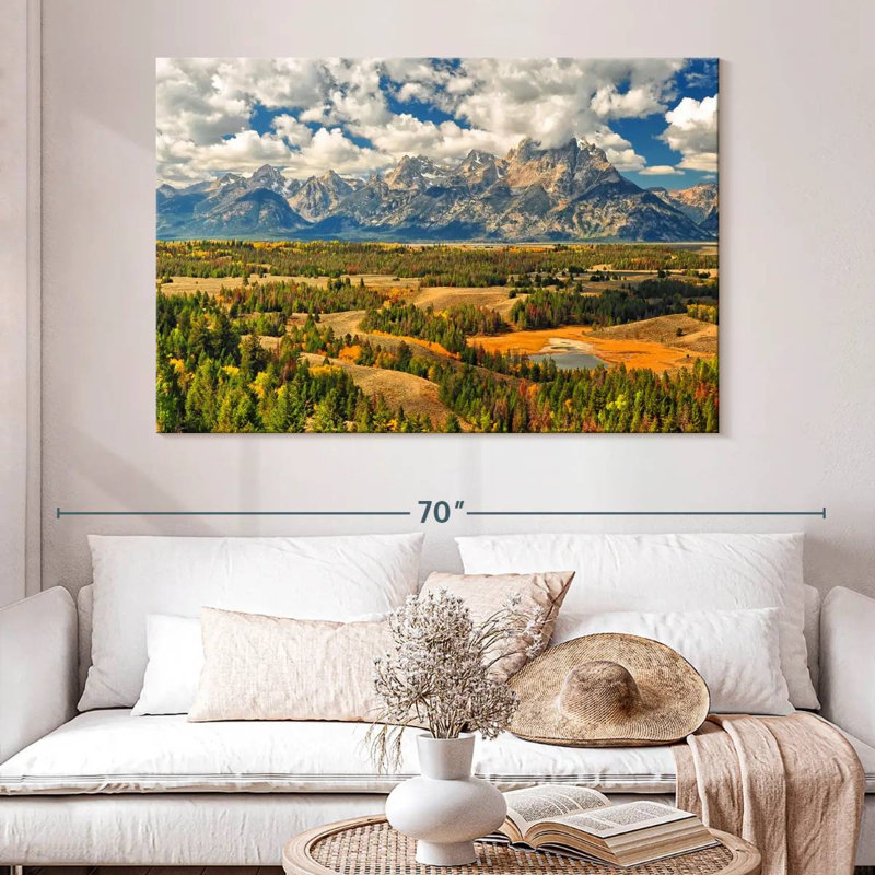 Jackson Hole In Autumn, H 34 po x l 51 po