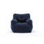 Fauteuil à billes bleu foncé rembourré doux avec tissu confortable, pour la surface de vie Tissu absorbant les chocs en mousse