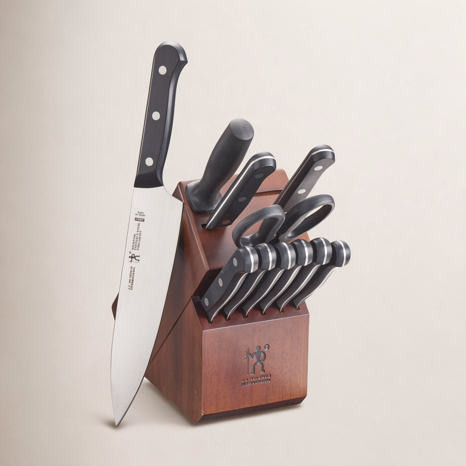 HENCKELS Solution 12-Piece Knife Block Set