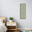 Tableau magnétique encadré en tissu, babillard à motif floral 14 x 38 pour l'organisation murale