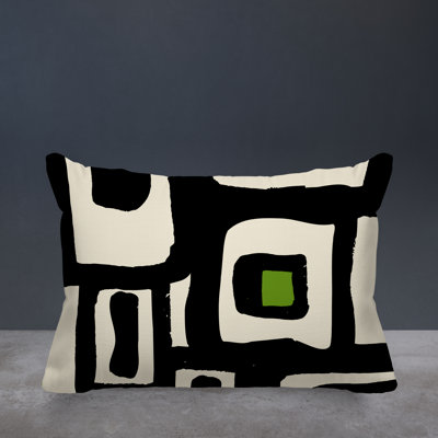 Solara Spun Polyester Indoor/Outdoor Throw Pillow
