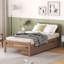 Structure de lit plateforme moderne avec 2 tiroirs-1281126555