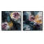 Ensemble de 2 collages carrés roses et roses-177887894-177887852
