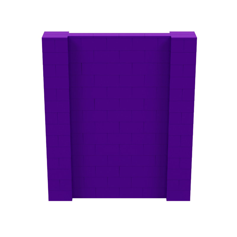 Ensemble mural de blocs géants 7 'T, H 84 po x l 72 po x P 12 po, Vert