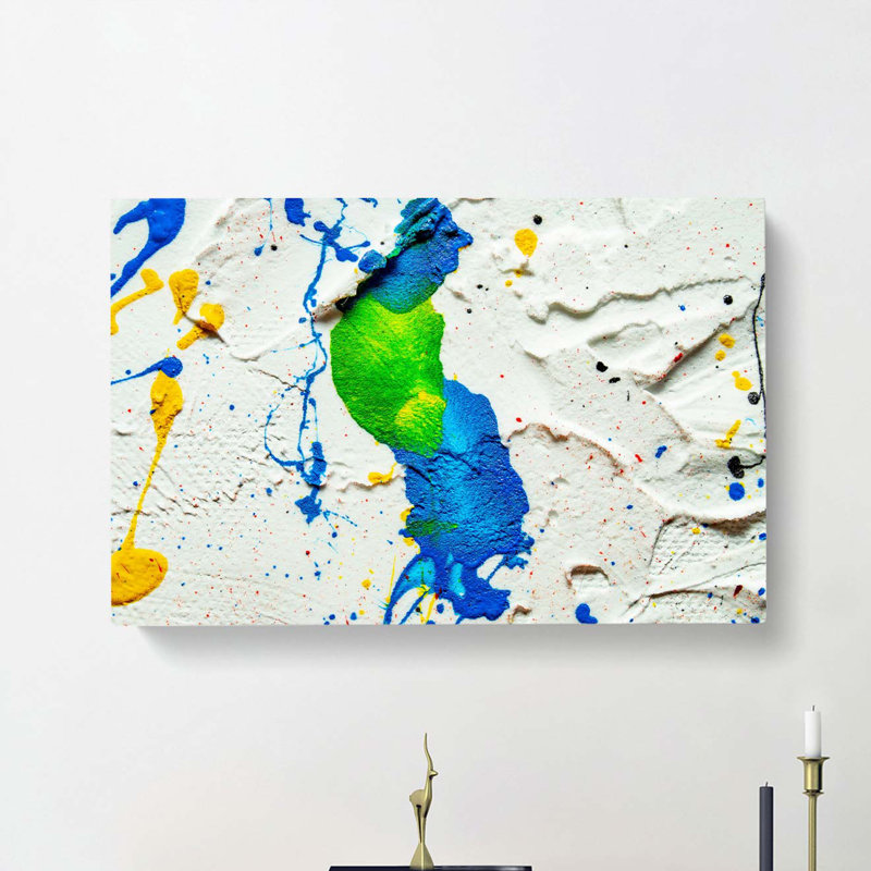 Abstract Art Painting Vol.464 by S.Johnson - Wrapped Canvas Painting Print, 50cm H x 76cm W x 3cm D