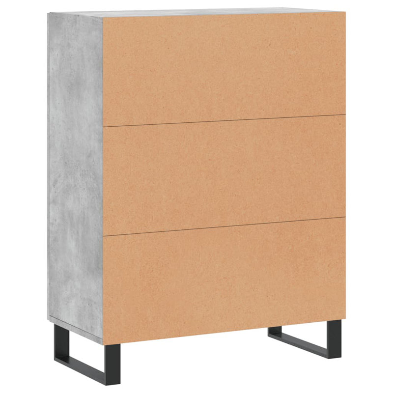 Malaree 2 - Door Rectangle Accent Cabinet, Concrete Grey