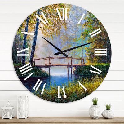 Horloge murale Lake House