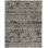 Palomar Hand Knotted Wool Geometric Area Rug in Gray