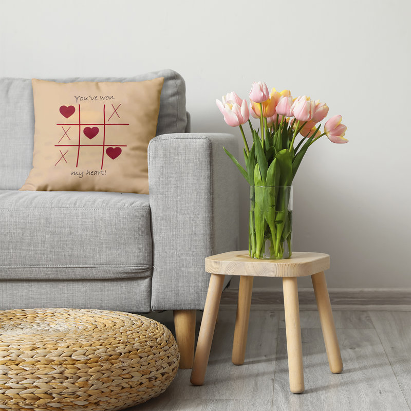 Reversible Throw Pillow, 26" H x 26" W