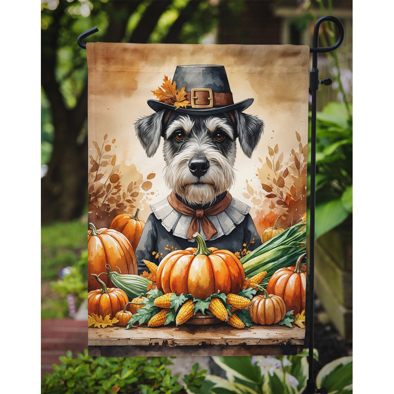 Drapeau du jardin de l'Action de grâce, Schnauzer