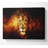 Lion Blaze - Wrapped Canvas Print-723559794