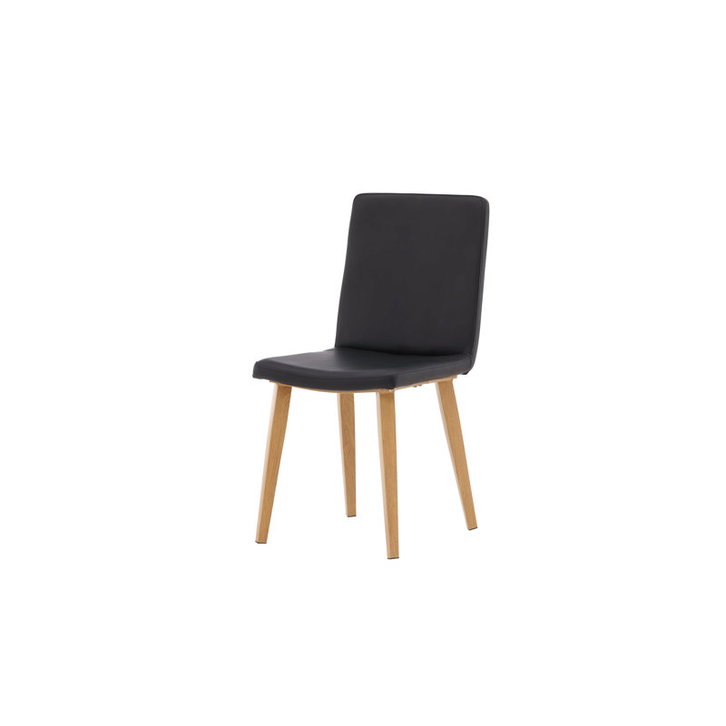 Leopoulos 46cm H 100% PU Upholstered Upholstered Back Side Chair