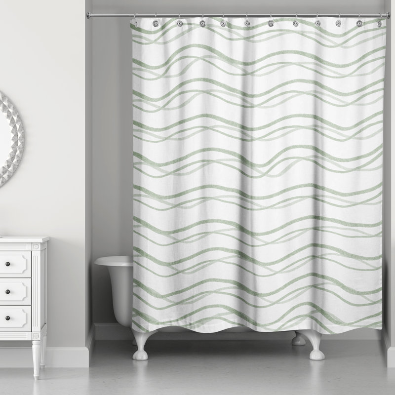 Rideau de douche Rulon, Sauge