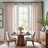 Linen Blend Extra Wide Curtain for Living Room, Rustic Farmhouse Light Filtering Room Divider, Single Panel for Bedroom Windows-475310430-475310426