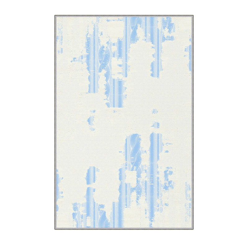 Premium Hall Carpet, 2.6 x 6.6 Feet, 100% Polyester, 0.3 in Pile Height | Antibacterial, Non-Slip Underside, Machine Washable | 3D Digital Print Design, Durable & Stylish for Entryways, Living Rooms & More