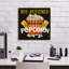 «Hot Butters Popcorn Theatre Art» par Jean Plout, art mural sur toile, 18 po x 18 po-1566411218