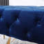 Banc rembourré en velours Barnsdall-1258048486