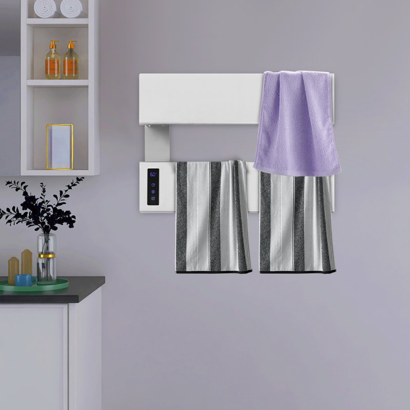 Chauffe-serviettes électrique mural Modern Minimalisme, Blanc