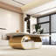 Table basse moderne avec plateau en pierre frittée Modern Butterfly-955019399