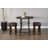 Gabrie Mahogany Round Metal Base Dining Table-338821554