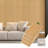 6.3" x 11.8"  3D Wall Panel in Brown 24 pack