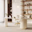 Bureau blanc Freeform Stone-1633151712