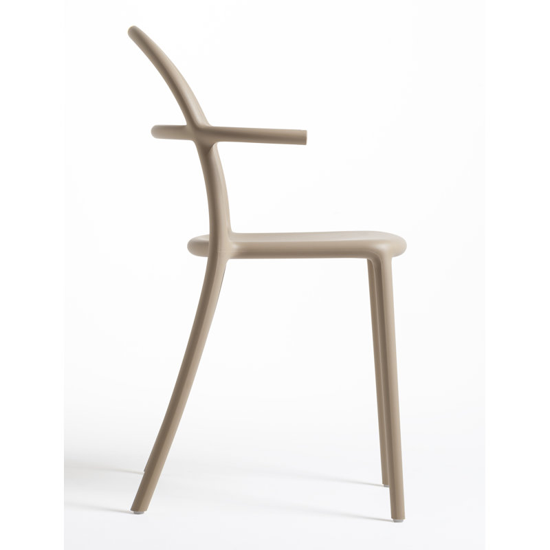 Generic C Arm Chair, Taupe