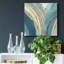 «Made Blue Waves IV», reproduction encadrée de qualité supérieure - prête à être accrochée-55248360-55248366-55286418