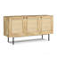 57 " W Solid Wood and Iron Sideboard