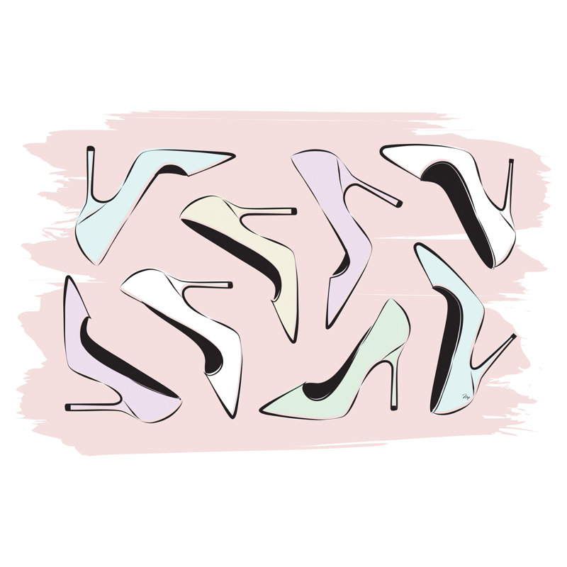 Best Heels by Martina Paplova - Wrapped Canvas Art Prints, 20cm H x 30cm W