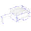 Lit mezzanine en bois avec tiroir rétractable Jahdir-643495900-643495903