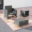 Wicker 4 - Person Garden Lounge Set with Cushions-1596486331