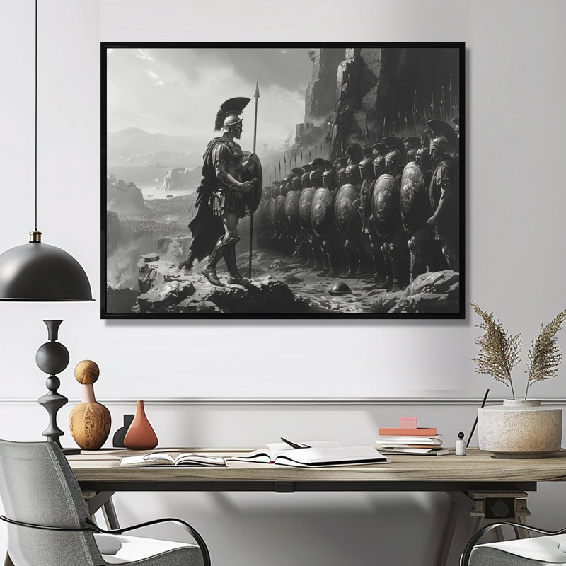 «Glatha», impression sur toile, Toile avec cadre flottant noir, H 12 po x l 20 po x P 1 po