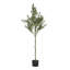 Olive artificielle avec pot en plastique noir