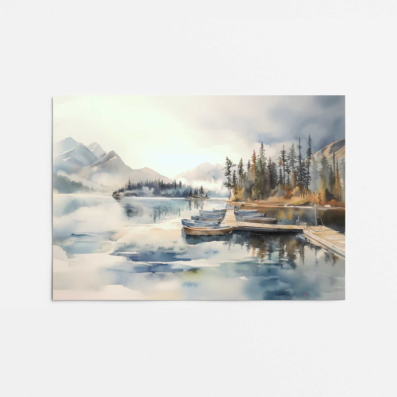 «Harbor of Stillness», impression roulée, H 11 po x l 14 po