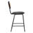 Ailene 24'' Mid Century Modern Metal Frame Rattan Back Counter Stool-953421157