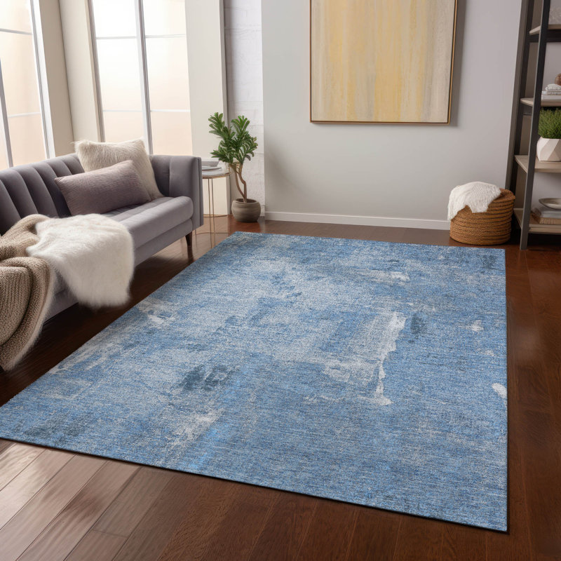Tapis intérieur / extérieur lavable à la machine Chayden ACN989, Rectangle 9' x 12'