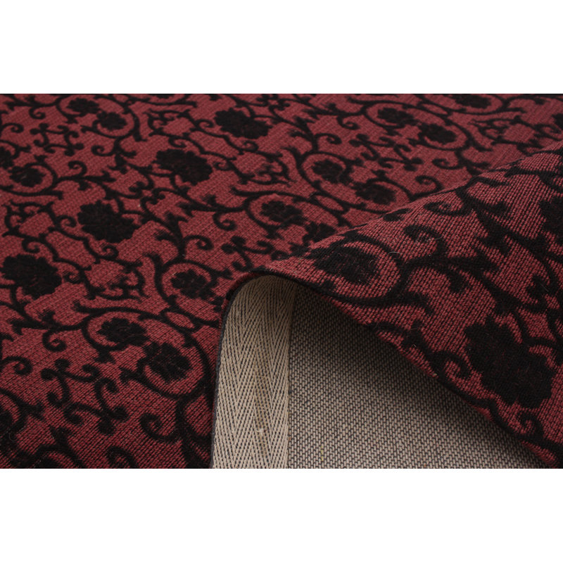 Vanderford Chenille Oriental Indoor Rug