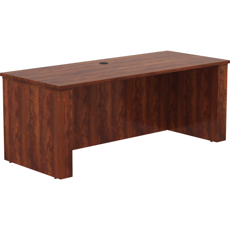 Essentials Series Sit-To-Stand Desk Shell, Cherry