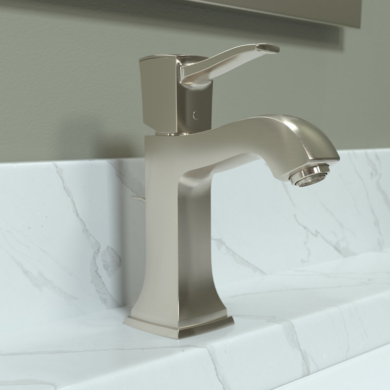 Hansgrohe Metropol Classic Single-Hole Faucet 110 with Drain Assembly, 1.2 GPM, Brushed Nickel