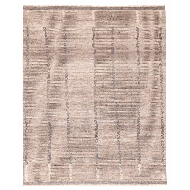 Tapis brun clair Tangier 8 pi 3 po x 10 pi 1 po