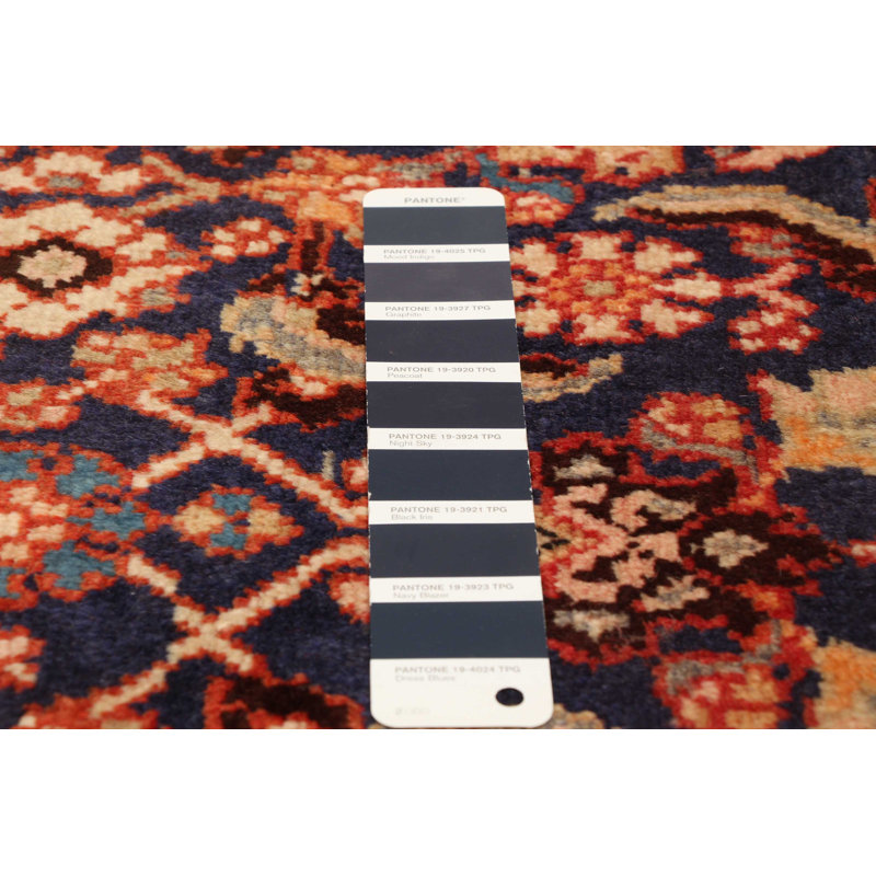 Tapis bleu marine Andelz 3 pi 8 po x 9 pi 4 po