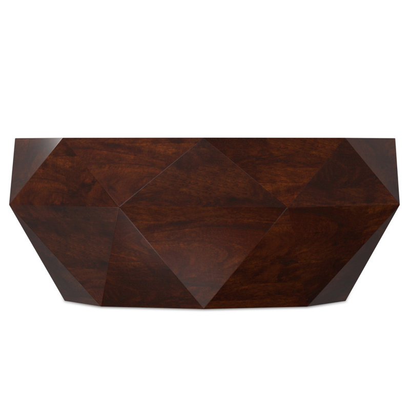 Table basse 35 po, Brun