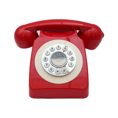 Rotary Dial Corded Telephone