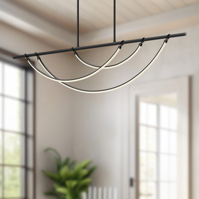 Aryas Urban Bronze LED Linear Pendant
