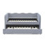 Lit de jour simple, canapé-lit convertible 3 en 1 avec couchette gigogne Gingham-795283557