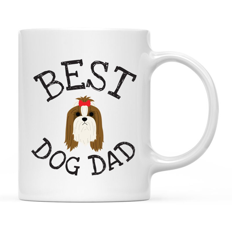 Tasse à café Best Dog Dad, Shih tzu