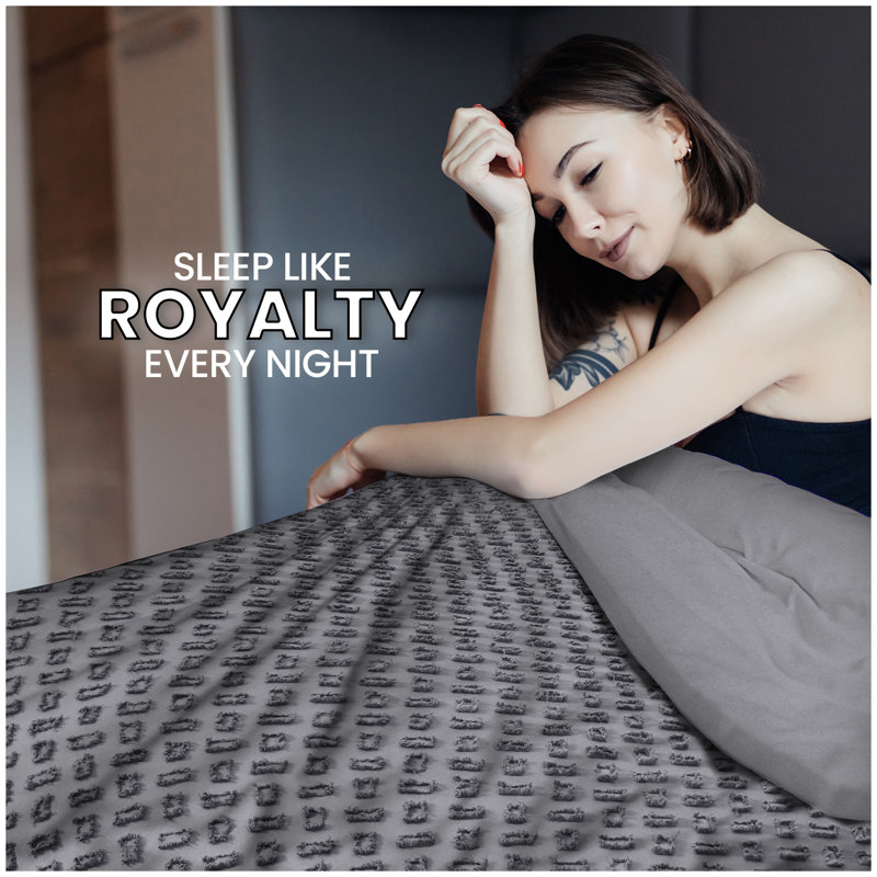 Polyester Geometric Duvet Cover Set with Pillowcases, Single Duvet Cover + 1 Standard Pillowcase